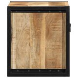 Bedside Cabinet 40x35x40 cm Solid Rough Wood Mango 4015949