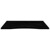 Desk Top Dark Brown 100x80x2.5 cm Solid Wood Oak Rectangular 4009036