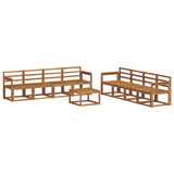 Outdoor Sofa Set 9 pcs Natural 3366172