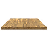 Live Edge Table Top 90 x 60 x 3.5 cm Rectangular White 938616