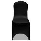 Chair Cover Stretch Black 18 pcs 3051638