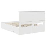 Bed Frame with Drawer with Headboard Manual Engineered Wood 3410297