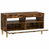 LED TV Cabinet Smoked Oak Engineered Wood 896780