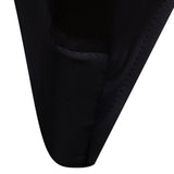 Chair Cover Stretch Black 18 pcs 3051638