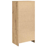 Cabinet with Drawer Artisan Oak 55.5x34x119.5 cm Engineered Wood 861651