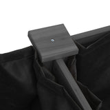 Planter with Liner Grey 161x45x76 cm Solid Wood Fir 364238