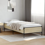 Bed Frame without Mattress Sonoma Oak 90x190 cm Single 844987