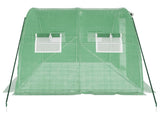 Greenhouse with Steel Frame Green 8 m 4x2x2 m 364081