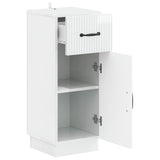 Bathroom Storage Cainet HOORN High Gloss White 30 x 31 x 77 cm 897269