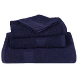 Hand Towels "FROGN" 10 pcs Navy Blue 50x100 cm 360 gsm 136784