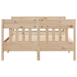 Bed Frame without Mattress 160x200 cm Solid Wood Pine 3306258
