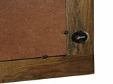 Wall Mirror Walnut Brown 70 x 50 cm Engineered Wood and Glass 4018363