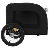Pet Bike Trailer Black Oxford Fabric and Iron 93835