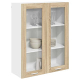 Hanging Cabinet Sonoma Oak 80 x 31 x 100 cm Engineered Wood 884396
