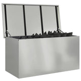 Outdoor Storage Box Silver 100 x 50.5 x 50 cm Steel 874565