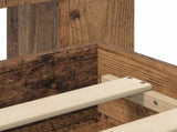 Bed Frame with Storage Old Wood 90 x 190 cm Engineered Wood 3433713