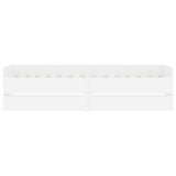 Bed Frame with Drawers without Mattress White 100x200 cm 3207336
