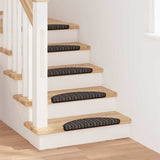 Self-adhesive Stair Mats 15 pcs Anthracite 56 x 17 x 3 cm 42011438