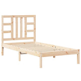 Bed Frame without Mattress 90x200 cm Solid Wood 3105390