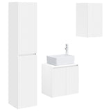 Bathroom Furniture Set 3 pcs White 33 x 34.5 x 160 cm 3406073