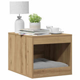 Cat Litter Box Enclosure Artisian Oak 47x59x42 cm Engineered Wood 857768