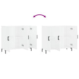Sideboard White 90x34x80 cm Engineered Wood 828108