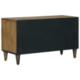 TV Cabinet with Shelf Brown 80 x 31.5 x 46 cm Solid Mango Wood 4018347