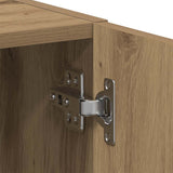 Washing Machine Cabinet Artisan Oak 64x24x190 cm Engineered Wood 859135