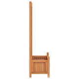 Planter with Trellis Brown Solid Wood Fir 365485