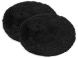 Cushion with Pillow HEERLEN 6 pcs Black PV Fleece 929542