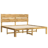 Double Bed Frame with Headboard ROSTOCK White 180 x 200 cm 3405496