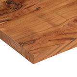 Table Top 70x40x3.8 cm Rectangular Solid Wood Acacia 370970