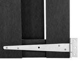 Garden Gate WPC 100x100 cm Grey 49083