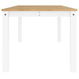 Dining Table PANAMA White 180x90x75 cm Solid Wood Pine 4005710