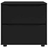 Storage Cabinet 60 x 48 x 57 cm Engineered Wood Black 888828