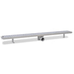 Linear Shower Drain 2 pcs Bubble 1030x140 mm Stainless Steel 275970