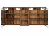 Bathroom Cabinet Set 3 pcs 100 x 10.5 x 60.5 cm Engineered wood 3403702