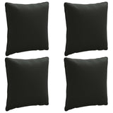4-Piece Back Cushions PUTTEN 4 pcs 100% Polyester Black 945122
