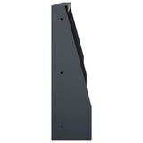 Retaining Wall 2 pcs 40 x 12 x 30 cm Steel Anthracite 8015243