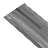 Non Self-adhesive PVC Flooring Planks 5.26 m 2 mm Striped Grey 146568