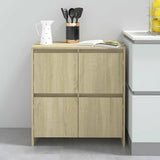 Sideboards 2 pcs Sonoma Oak 70x41x75 cm Engineered Wood 3098091