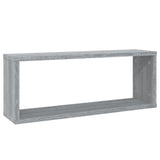 Wall Cube Shelves 6 pcs Grey Sonoma 60x15x23 cm Engineered Wood 815929