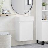 Bathroom Vanity Unit with Tap White 45.5 x 22.5 x 84 cm 889451