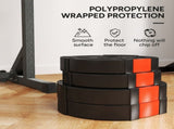 Olympic Weight Plates Set, with Two 10kg and Two 5kg weights, Black T3398P376779