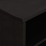 TV Cabinet with Shelf Black 80 x 33 x 46 cm Solid Mango Wood 4018823