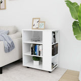Storage Cabinet White Engineered wood Medium Rolling Cabinet 808449