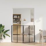 Dog Gate 2 pcs Black 80 x 100 cm Galvanised Steel 892001