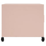 Coffee Table Pink 68x50x43.5 cm Steel 846687