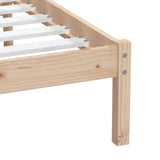 Bed Frame without Mattress Small Single Solid Wood 3100549