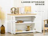 Kitchen Sideboard, Storage Cabinet with Double Doors and Adjustable Shelf for Living Room, Entryway, T3398P343017